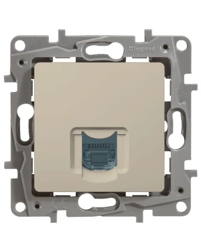 Розетка 5e, UTP, 1хRJ45, ETIKA, слоновая кость (672341). Розетка. LegranD в Саранске