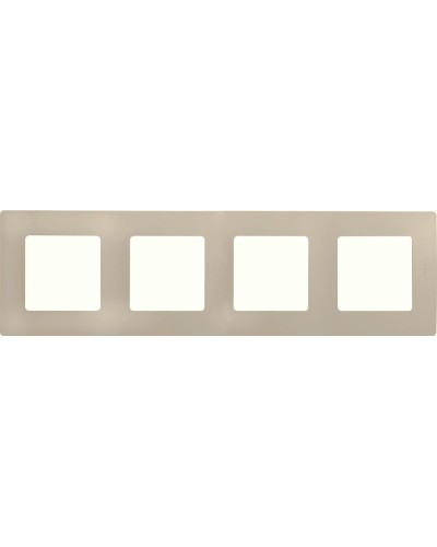 Рамка 4 поста ETIKA, слоновая кость (672514). Рамка. LegranD в Саранске