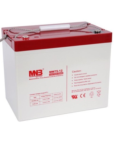 MNB MM 75-12. Аккумулятор герметичный свинцово-кислотный. MNB в Саранске