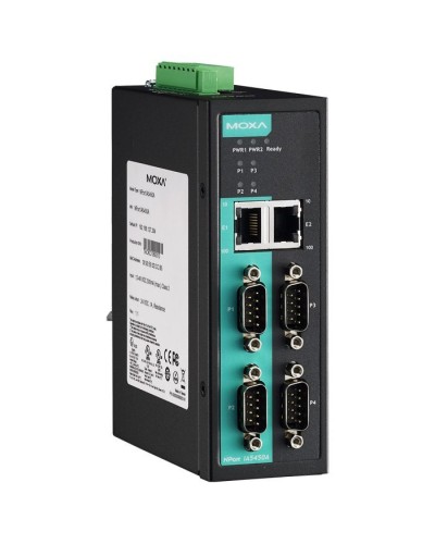NPort IA5450A. 4-портовый усовершенствованный преобразователь. MOXA в Саранске