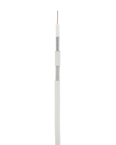 RG-6 CCS, In, PVC (EC-C2-32123A-WT-3). Кабель коаксиальный омедненный. NETLAN в Саранске