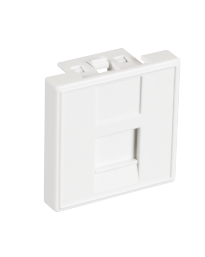 EC-IMF-1-WT-10 (10шт). Вставка 45x45 (Mosaic) для 1 модуля Keystone Jack. NETLAN в Саранске