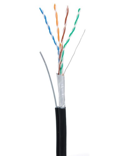 F/UTP 4pair, Cat5e, Out, Sw (EC-UF004-5E-PE-SW-BK). Кабель «витая пара» (LAN) для структурированных систем связи. NETLAN в Саранске