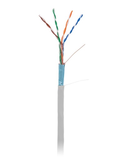 F/UTP 4pair, Cat5e, In, PVC (EC-UF004-5E-PVC-GY). Кабель «витая пара» (LAN) для структурированных систем связи. NETLAN в Саранске