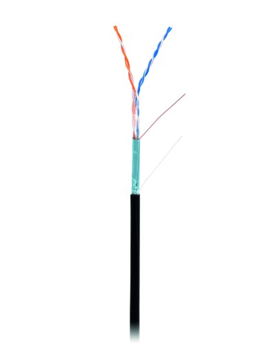 F/UTP 2pair, Cat5, Out, PE (EC-UF002-5-PE-BK). Кабель «витая пара» (LAN) для структурированных систем связи. NETLAN в Саранске
