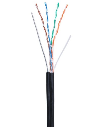 U/UTP 4pair, Cat5e, Out, Sw, PE (EC-UU004-5E-PE-SW-BK). Кабель «витая пара» (LAN) для структурированных систем связи. NETLAN в Саранске