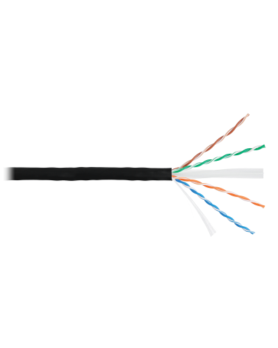 U/UTP 4pair, Cat6a, Solid, In/Out, нг(А)-HF (NMC 4155C-BK). Кабель «витая пара» (LAN) для структурированных систем связи. NIKOMAX в Саранске