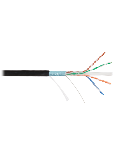 F/UTP 4pair, Cat6a, Solid, In/Out, нг(А)-HF (NMC 4255C-BK). Кабель «витая пара» (LAN) для структурированных систем связи. NIKOMAX в Саранске