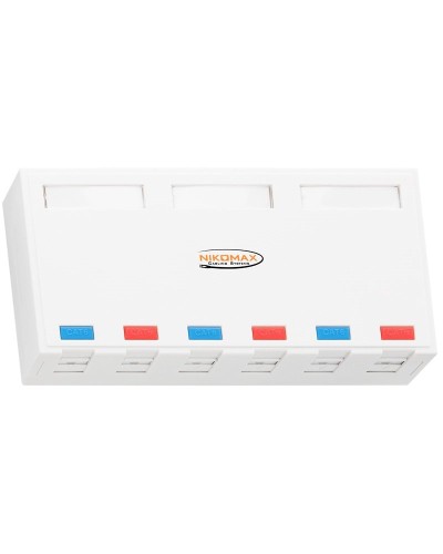 NMC-MB6P-ST-WT. Корпус настенной розетки. NIKOMAX в Саранске