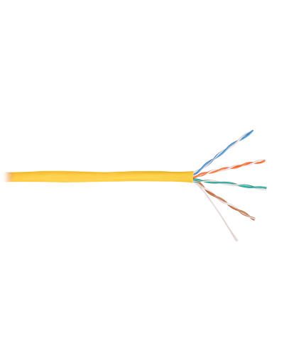 U/UTP 4pair, Cat5e, Solid, In, нг(А)-HF (NMC 9100C-YL). Кабель «витая пара» (LAN) для структурированных систем связи. NIKOMAX в Саранске