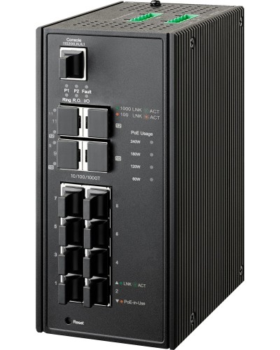 NIS-3500-3412PGE (64PY0804). Коммутатор управляемый с PoE. NSGate в Саранске