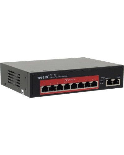 Netis P110C. Коммутатор сетевой PoE неуправляемый. Netis в Саранске