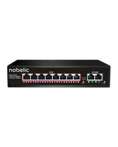 NBLS-1008P. Коммутатор неуправляемый 8-портовый. Nobelic в Саранске