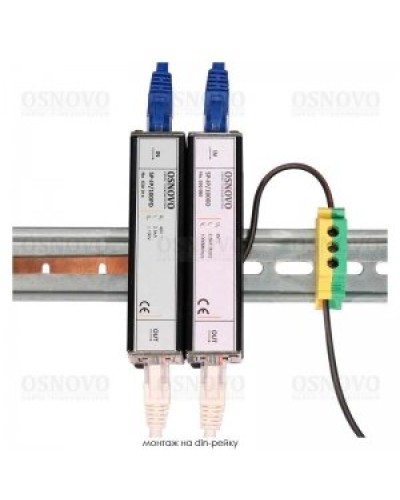 SP-IP/100D. Устройство грозозащиты цепей Ethernet. OSNOVO в Саранске