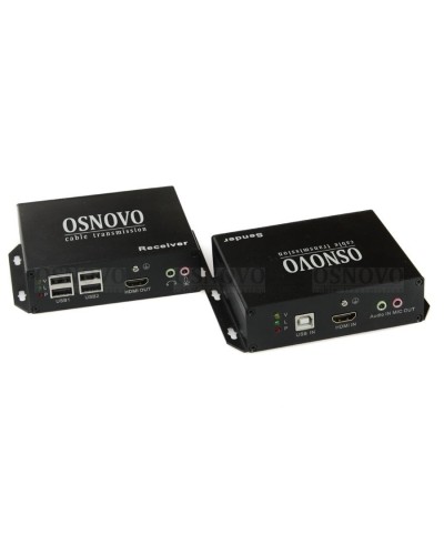 TLN-HiKMA/1+RLN-HiKMA/1. Удлинитель HDMI, USB, RS232, ИК-сигнала. OSNOVO в Саранске