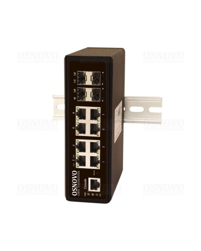 SW-70804/IL. Промышленный коммутатор Gigabit Ethernet на 12 портов. OSNOVO в Саранске