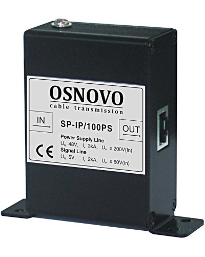 SP-IP/100PS. Устройство грозозащиты цепей Ethernet. OSNOVO в Саранске
