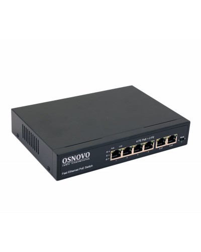 SW-20600(80W). Коммутатор 6-портовый  Fast Ethernet с PoE. OSNOVO в Саранске