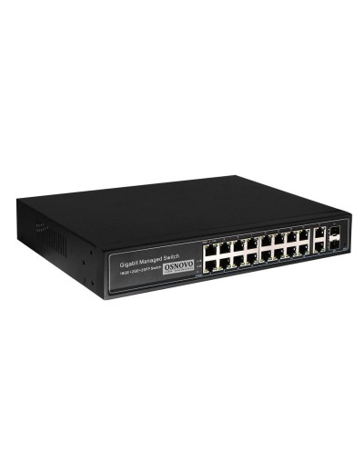 SW-8182/L(300W). Коммутатор 16-портовый  Gigabit Ethernet с PoE. OSNOVO в Саранске