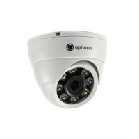 IP-E024.0(2.8)PL. Видеокамера IP купольная. Optimus