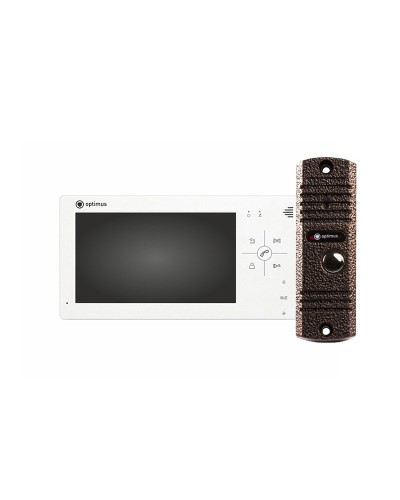 VM-7.0 (w)+ DS-700L (медь). Комплект видеодомофона. Optimus в Саранске