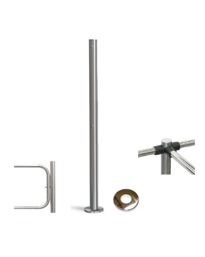 PERCo-BH02 2-16 с крышкой. Стойка с отверстием под стопорный механизм поворотной секции. PERCo в Саранске