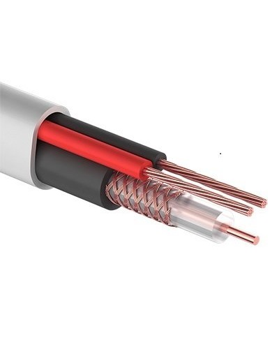 КВК-В-2+2x0,50 мм² (Cu/Cu) белый PROconnect (01-4213). Кабель комбинированный для систем видеонаблюдения. PROCONNECT в Саранске