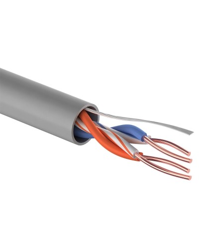 U/UTP 2PR 24AWG, CCA, CAT5e PVC, 305м. PROconnect (01-0022-3). Кабель «витая пара» (LAN) для структурированных систем связи. PROCONNECT в Саранске