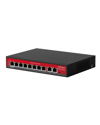 PND-08P-2M-BT1 (120W). Коммутатор AI 10-портовый с функцией PoE. Polyvision в Саранске