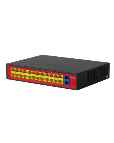 PND-24P-2G Lite (250W). Коммутатор неуправляемый 26-портовый с функцией PoE. Polyvision в Саранске