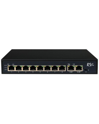 RVi-1NS08F-2T (1G). Коммутатор с питанием по PoE. RVi в Саранске