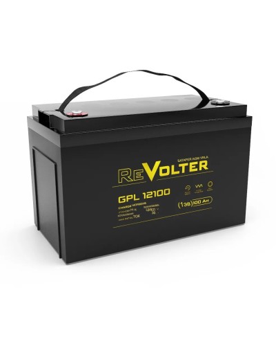 Revolter GPL 12100. Аккумулятор автомобильный герметичный свинцово-кислотный. Revolter в Саранске