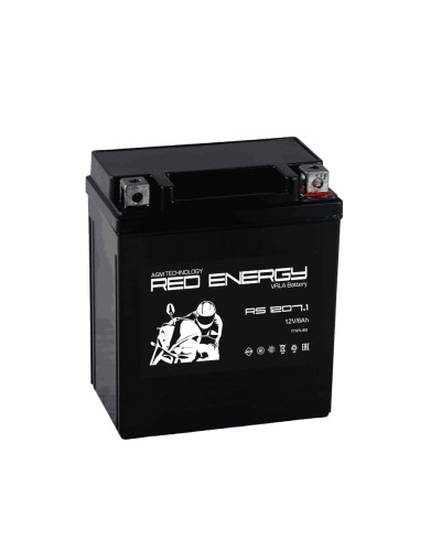 Red Energy RS 1207.1. Аккумулятор герметичный свинцово-кислотный стартерный. Red Energy в Саранске
