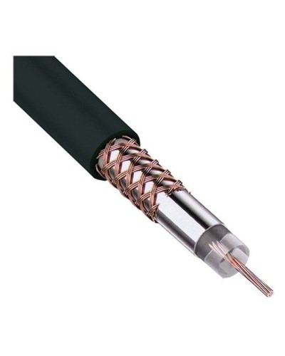 RG-58 A/U, 50 Ом, Cu/Al/Cu, 64%, 100 м, черный (01-2003). Кабель коаксиальный радиочастотный. Rexant в Саранске