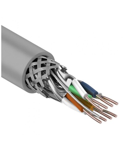 S/FTP, CAT 7, PVC, 4PR, 23AWG, INDOOR, SOLID, серый, 305 м, REXANT (01-0542). Кабель «витая пара» (LAN) для структурированных систем связи. Rexant в Саранске