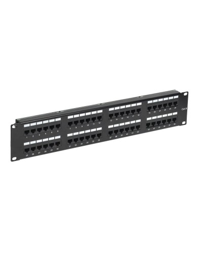 Панель коммутационная с кабельными органайзерами 19", 2U, 48 портов, RJ-45, CAT 6, UTP REXANT PRO (02-0232): Патч-панель 19" в Саранске