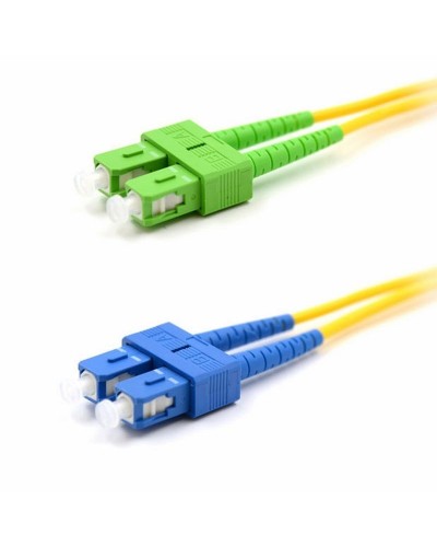 Патч-корд оптический переходной (SM), 9/125 (OS2), SC/APC-SC/UPC, (Duplex), PVC, 2м REXANT (50-2059): Патч-корд оптический в Саранске