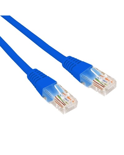 Патч-корд U/UTP CAT 6, RJ45-RJ45, 26AWG, LSZH, синий, 5м REXANT (02-0294-5). Патч-корд UTP. Rexant в Саранске