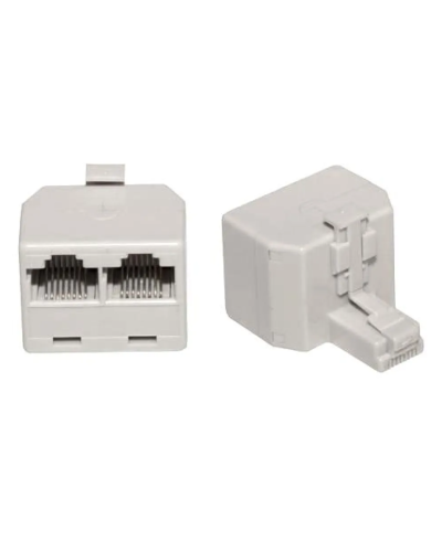 Двойник компьютерный UTP RJ-45(8P8C) (штекер - 2 гнезда) REXANT (03-0102): Кабельный соединитель в Саранске