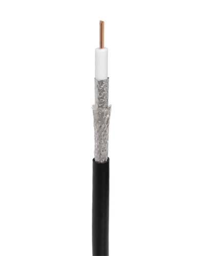 RG-11U, 75 Ом, CCS/Al/Al, 83%, 305 м, черный OUTDOOR (01-3011). Кабель коаксиальный радиочастотный. Rexant в Саранске