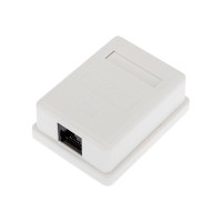 Розетка компьютерная внешняя 1-порт, UTP RJ-45 (8P8C), CAT 5e REXANT (03-0121): Розетка RJ-45
