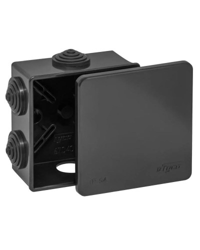 Коробка TYCO ОП 85х85х40мм УХЛ1 IP54 черный (67040Ч). Коробка распределительная. RuVinil в Саранске