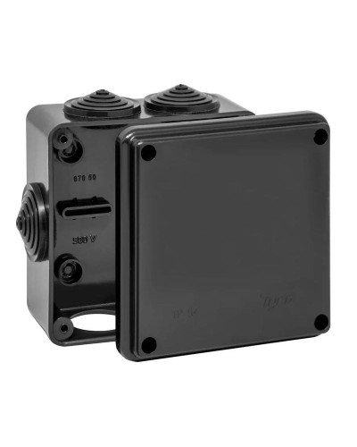 Коробка TYCO ОП 100х100х50мм УХЛ1 IP54 черный (67050Ч). Коробка распределительная. RuVinil в Саранске