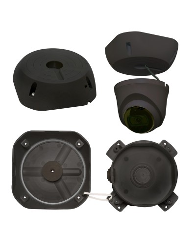 МК-4 PRO (цвет черный). Монтажная коробка для крепления уличных видеокамер. SLT в Саранске