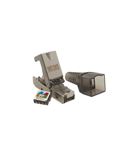 Коннектор 8P8C STP 6A (RJ-45) безынструментальный (10-0240). Разъем RJ-45. SUPRLAN в Саранске
