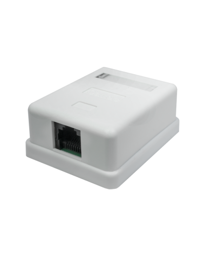 Розетка настенная RJ-45, 8P8C, Cat.5e, 1 порт UTP (10-0307): Компьютерная розетка в Саранске