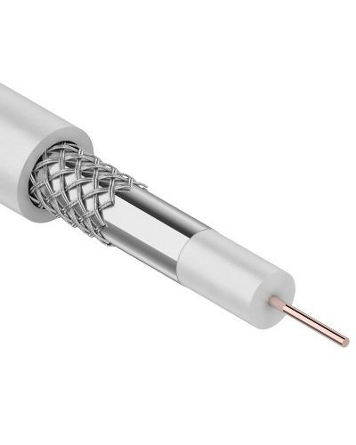RG-6, CCS 1,00(15%) Al 32х0,12 In PVC. Кабель коаксиальный омедненный. SUPRLAN в Саранске