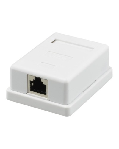 Розетка настенная RJ-45, 8P8C, Cat.5e, 1 порт FTP (10-0354). Компьютерная розетка. SUPRLAN в Саранске