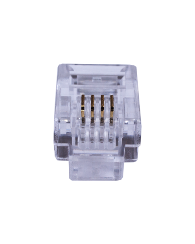 Коннекторы 4P4C (RJ-11) (100шт) (10-0229). Телефонный разъем 4P4C (RJ-11). SUPRLAN в Саранске