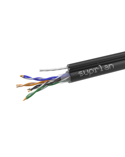 UTP Cat.5e 4x2xAWG24 Cu PE Outdoor T-FG8 (трос) Standard (01-0322-1). Кабель «витая пара» (LAN) для структурированных систем связи. SUPRLAN в Саранске